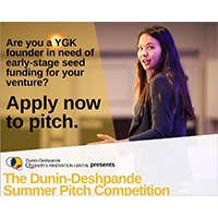 Watch as start-ups compete to win funding for their venture, with the largest pitch competition prize pool in Kingston! We will have participants from DDQIC'S QICSI & Build2Scale Health 2023cohorts, and regional applicants.