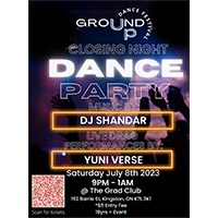 Yuni Verse and DJ Shandar dance pary